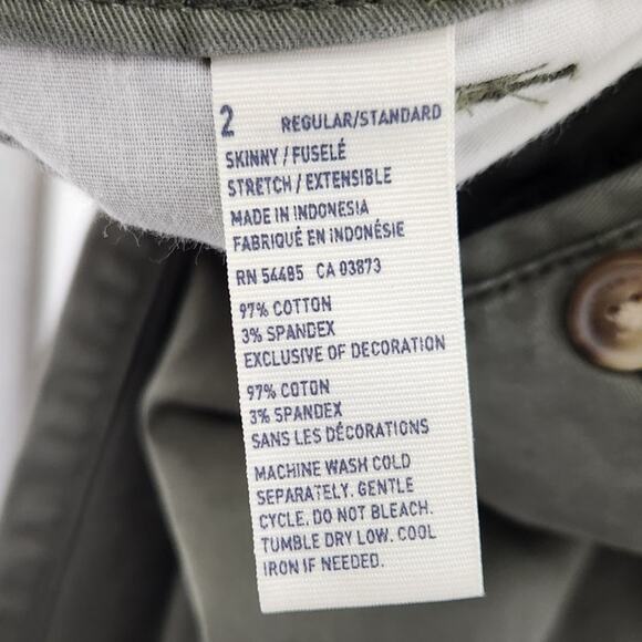 American Eagle Green Skinny Fit Jeans Womens Size 2 - Picture 4 of 5